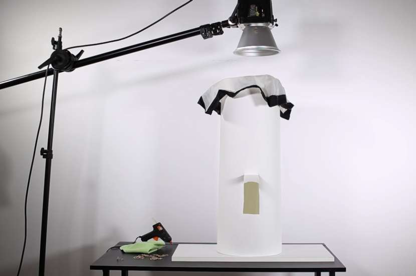 Lighting setup in studio